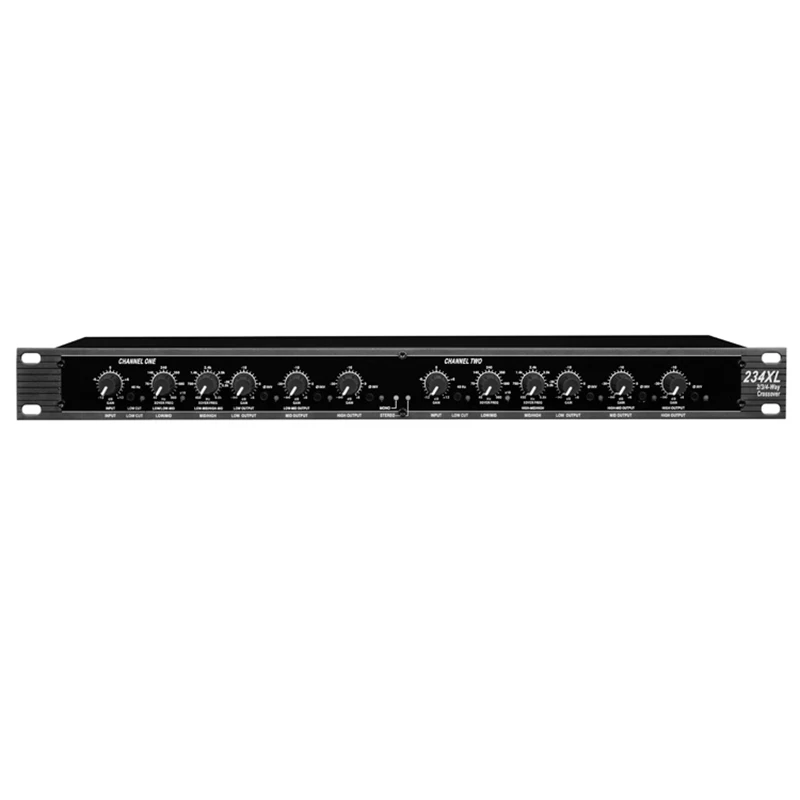 

Professional Sound Peripheral Equipments Stereo 2/3 Way, Mono 4-Way 234XL Crossover audio Equalizer with XLR Connectors