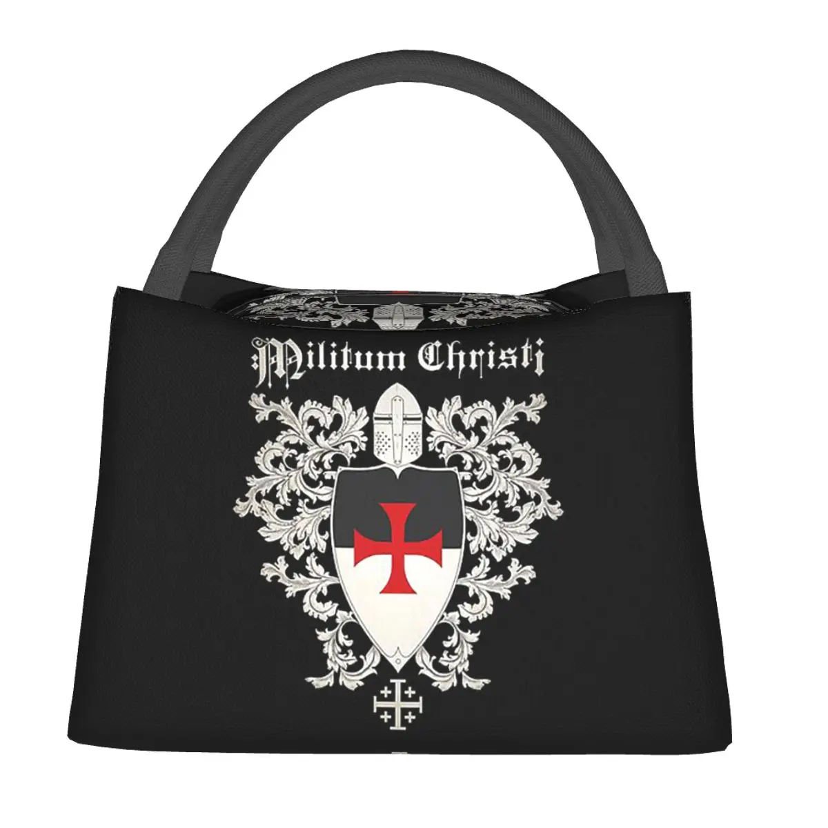 Knight Templar Sword Crusader Lunch Bags Insulated Bento Box Resuable Lunch Tote Picnic Bags Thermal Bag for Woman Children Work