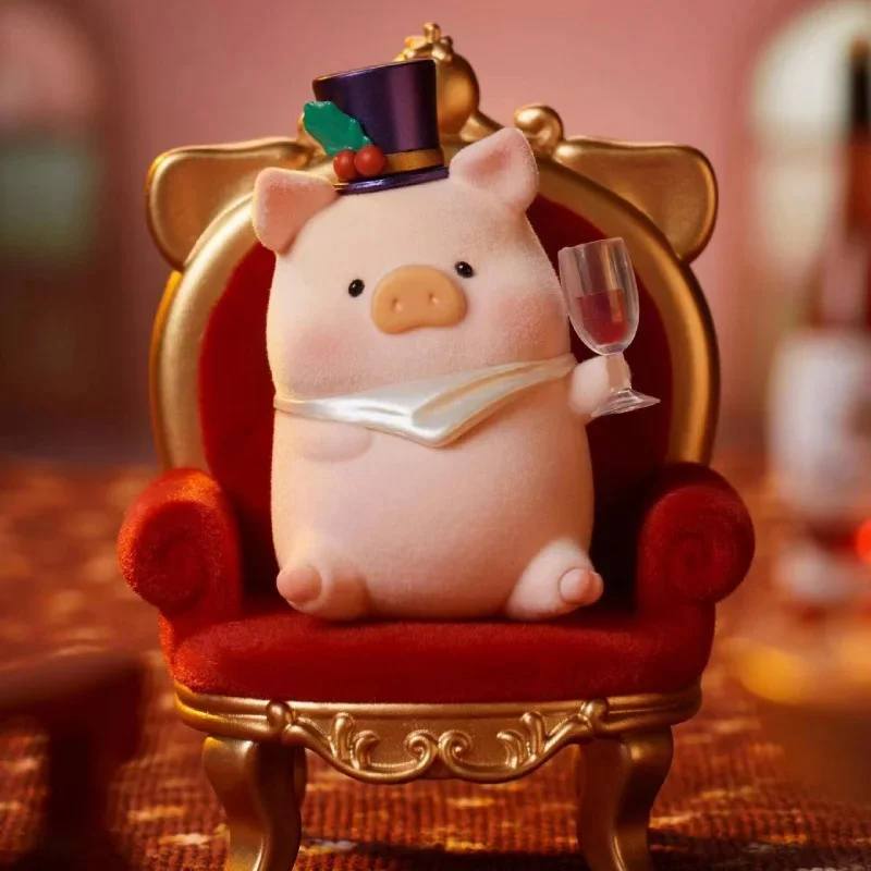 لولو The Piggy Pigchelin Restaurant Series Blink Box Toys Kawaii Dolls Action Animal Figures Toys Cute Figure