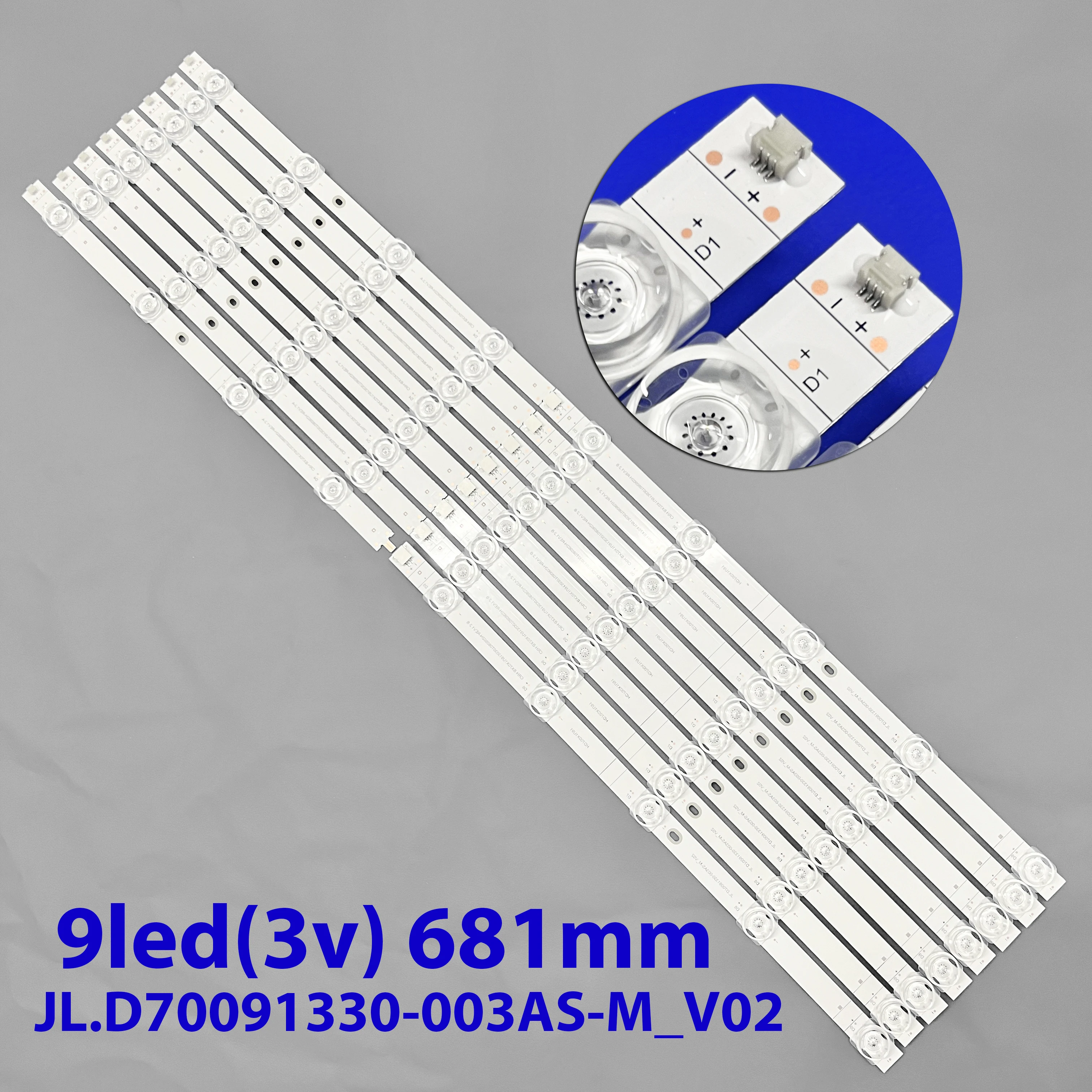 LED Backlight strip 9 lamp for 70AE7000F 70A7100F 70AE7010F 70A7100FIL 70V1F-S JL.D70091330-003AS-M_V02 HD700X1U91-L1 SVH700A31
