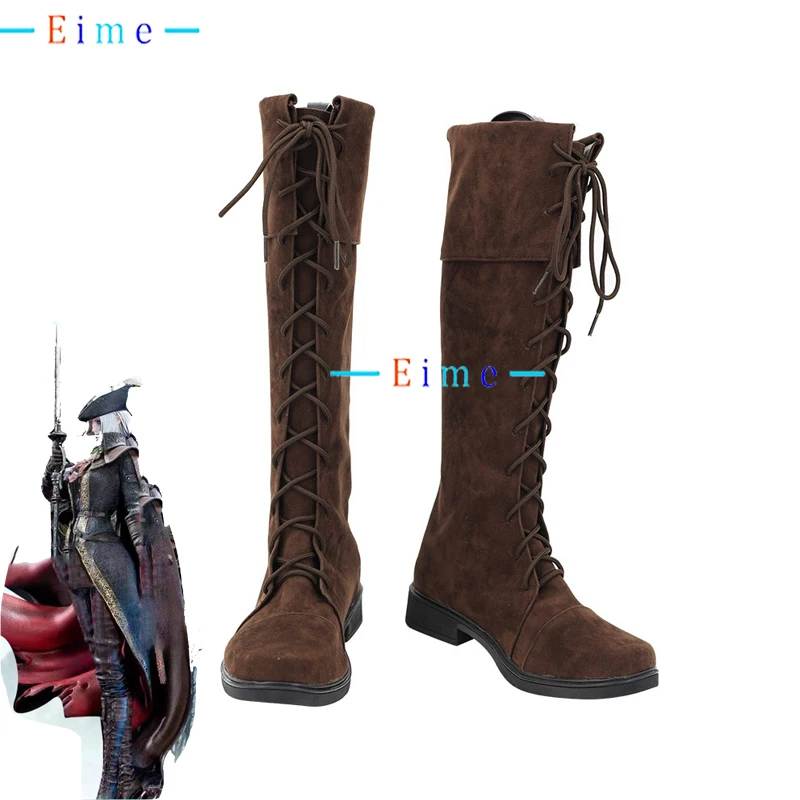

The Astral Clocktower Lady Maria Cosplay Shoes Halloween Carnival Boots Cosplay Props PU Leather Shoes Custom Made