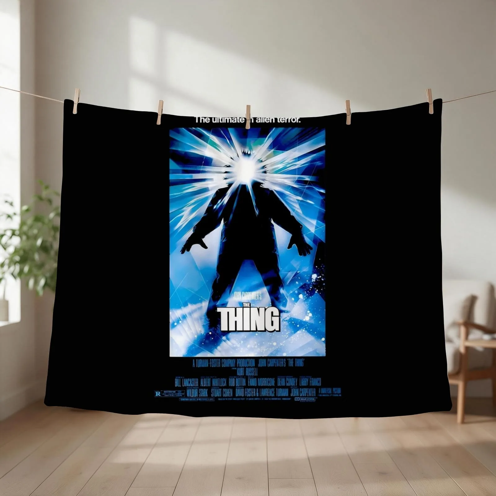 The Thing Throw Blanket couch cozy soft plush fuzzy picnic outdoor blanket