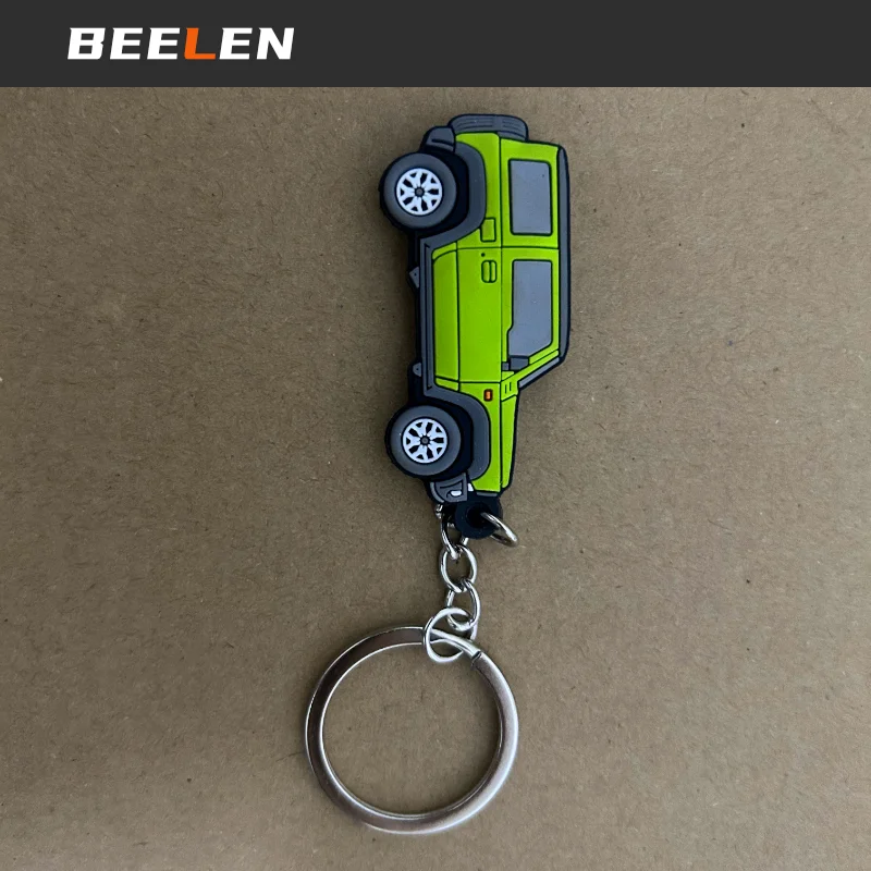 Rubber material Keychain Key Ring Key Chain Keyring Life Style For 2018 2019 2020 Suzuki Jimny JB64 Sierra JB74w Accessories