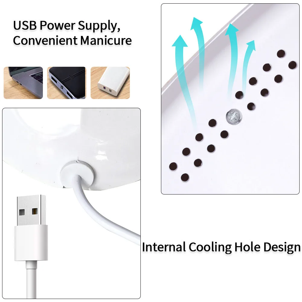 YIKOOLIN 88W Nageldrogerlamp UV-licht voor nagels Ogenbescherming UV-lamp voor gelnagels Gel nagellak Uithardingsdroger Thuissalon