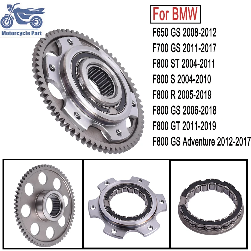 

Motorcycle One Way Starter Clutch Kit for BMW F800ST F800S F800R F800GS F800GT 2011-2019 F800GS Adventure F650GS F700GS F650 700