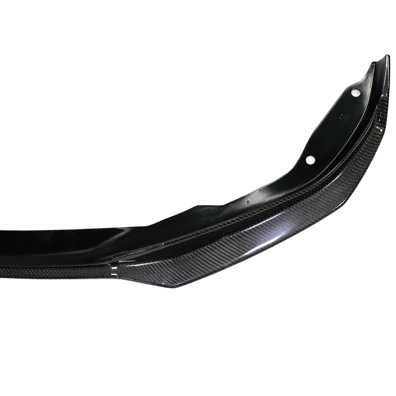 

Hot Selling M-Sport Carbon Fiber Front Lip V Style High Gloss UV-Resnt Bolt-On