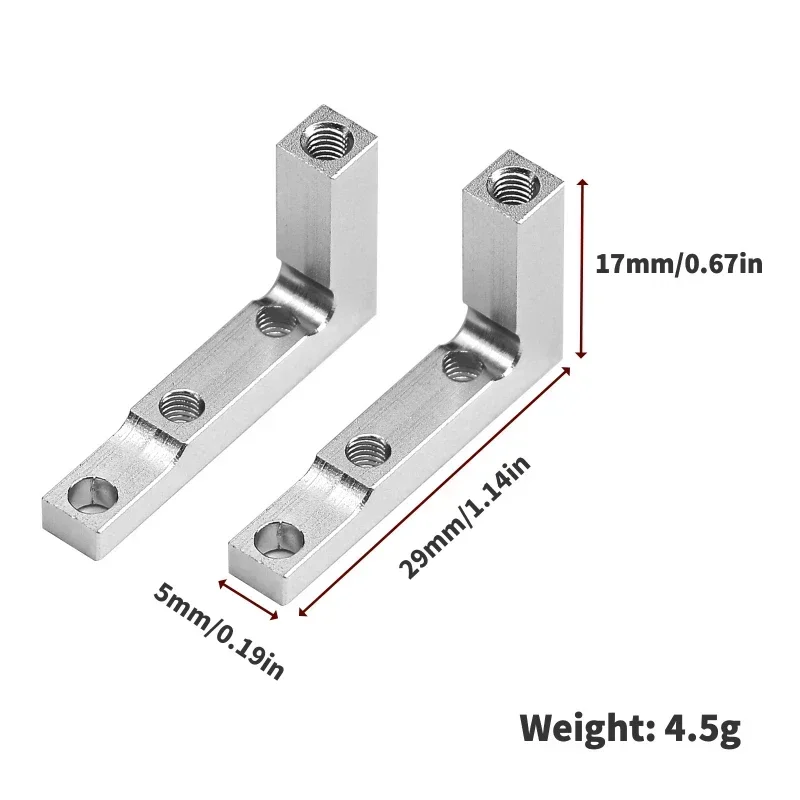 Soporte Servo de Metal para piezas de mejora de coche Tamiya BB01 BBX 1/10 RC