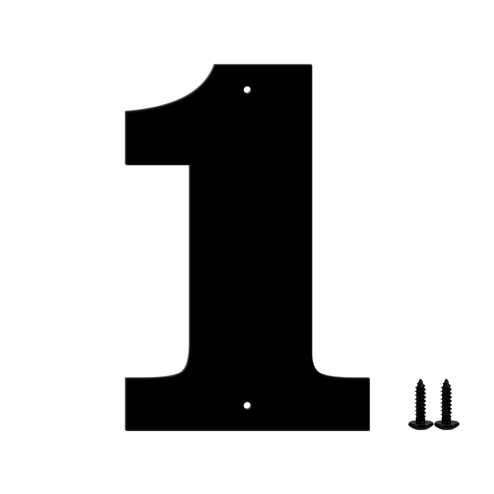 

3-8 Inch Heavy Duty Black Iron Address Numbers Laser Cut Metal Sign Weather Resistant Street Letter Plaque Outdoor Home Entryway