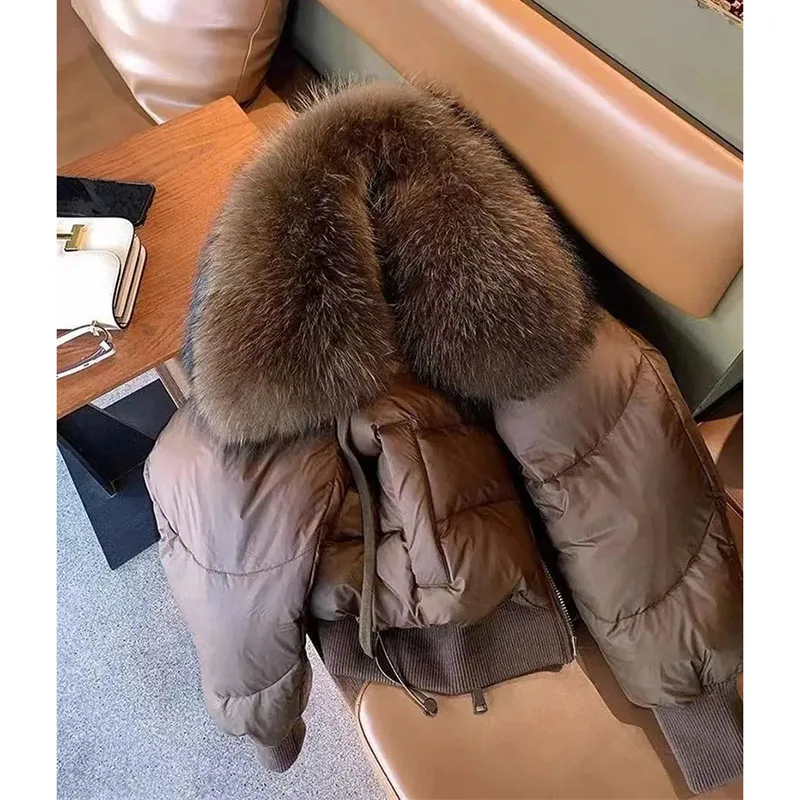 Giacca Parka in piumino di cotone da donna 2025 Cappotto caldo da donna di nuova moda di alta qualità Capispalla corto femminile versatile coreano
