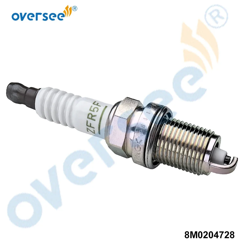 8M0204728 Spark Plug ZFR5F for Mercury EFI 4-Stroke engines 65-150 HP (Original)