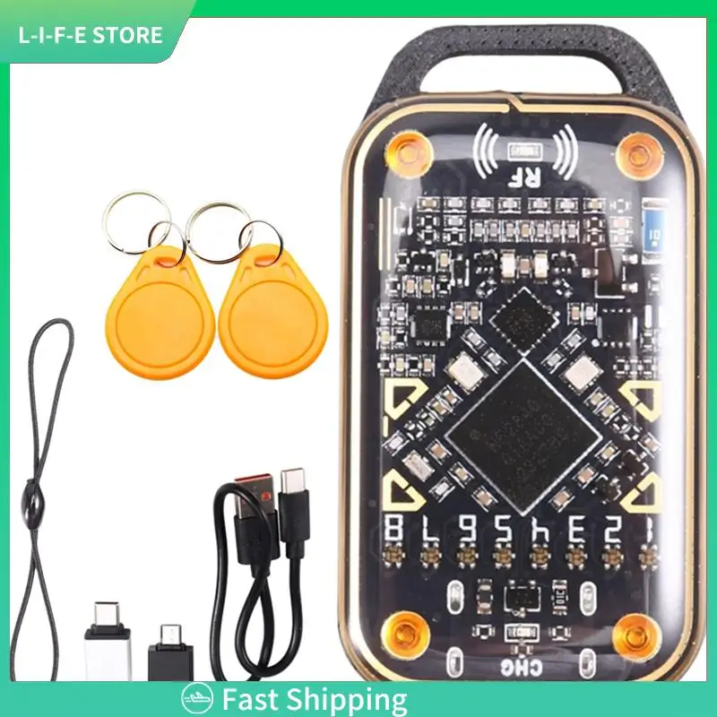 

Chameleon Ultra Upgrade Smart Card Emulator+2XCUID Keychain RFID Smart Chip Reader 125K 13.56Mhz Card Duplicator-AA98