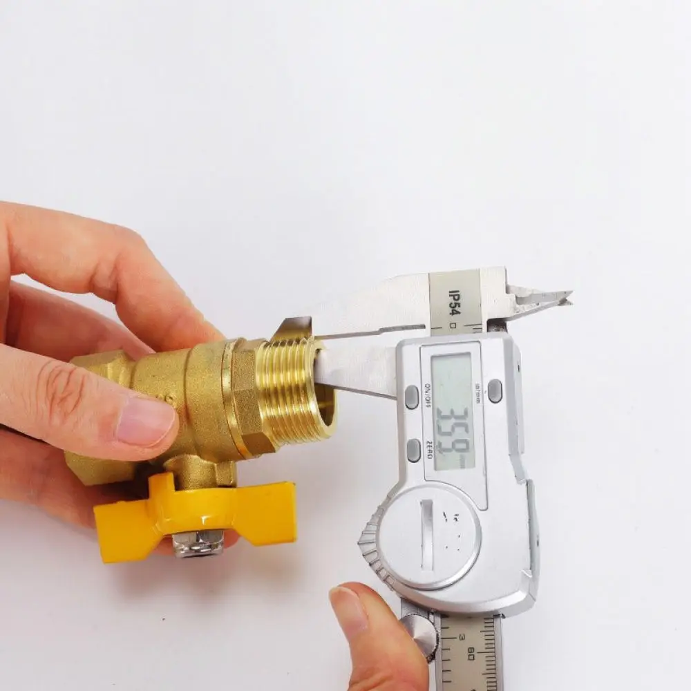 Premium Brass Ball Valve Threaded Connection Tap Control Switch For Water Gas Distribution Systems Durable Hardware