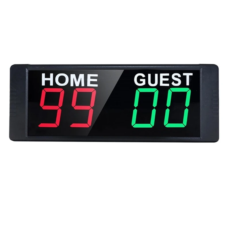 

Countdown Time Display Electronic Scoreboard LED Electronic Score Keepers for Game Rooms Backyard Game Enduring