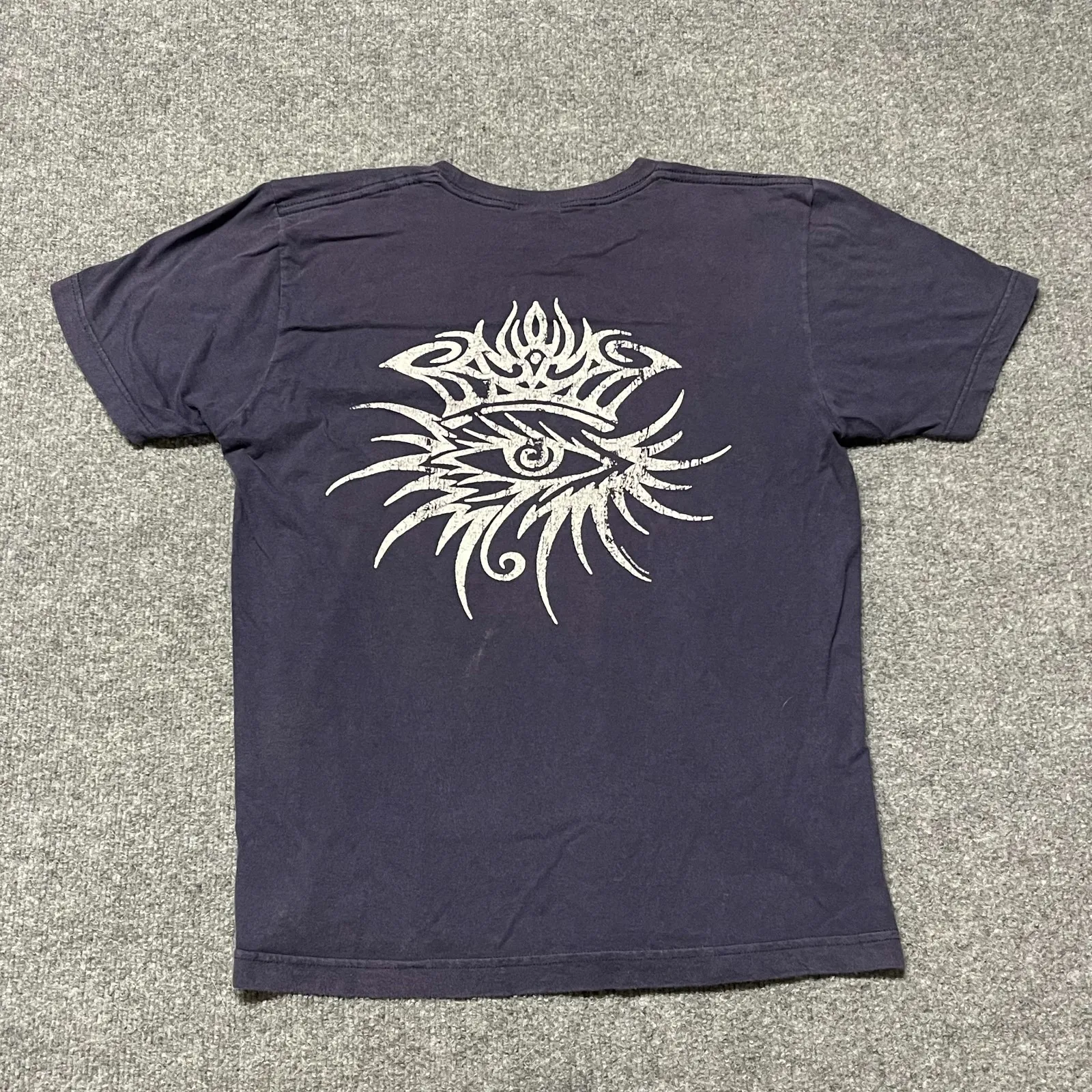 Camiseta Bob Dylan para adulto, talla M, azul, merchandising de la gira de conciertos de la banda de rock Reign Shine Y2K