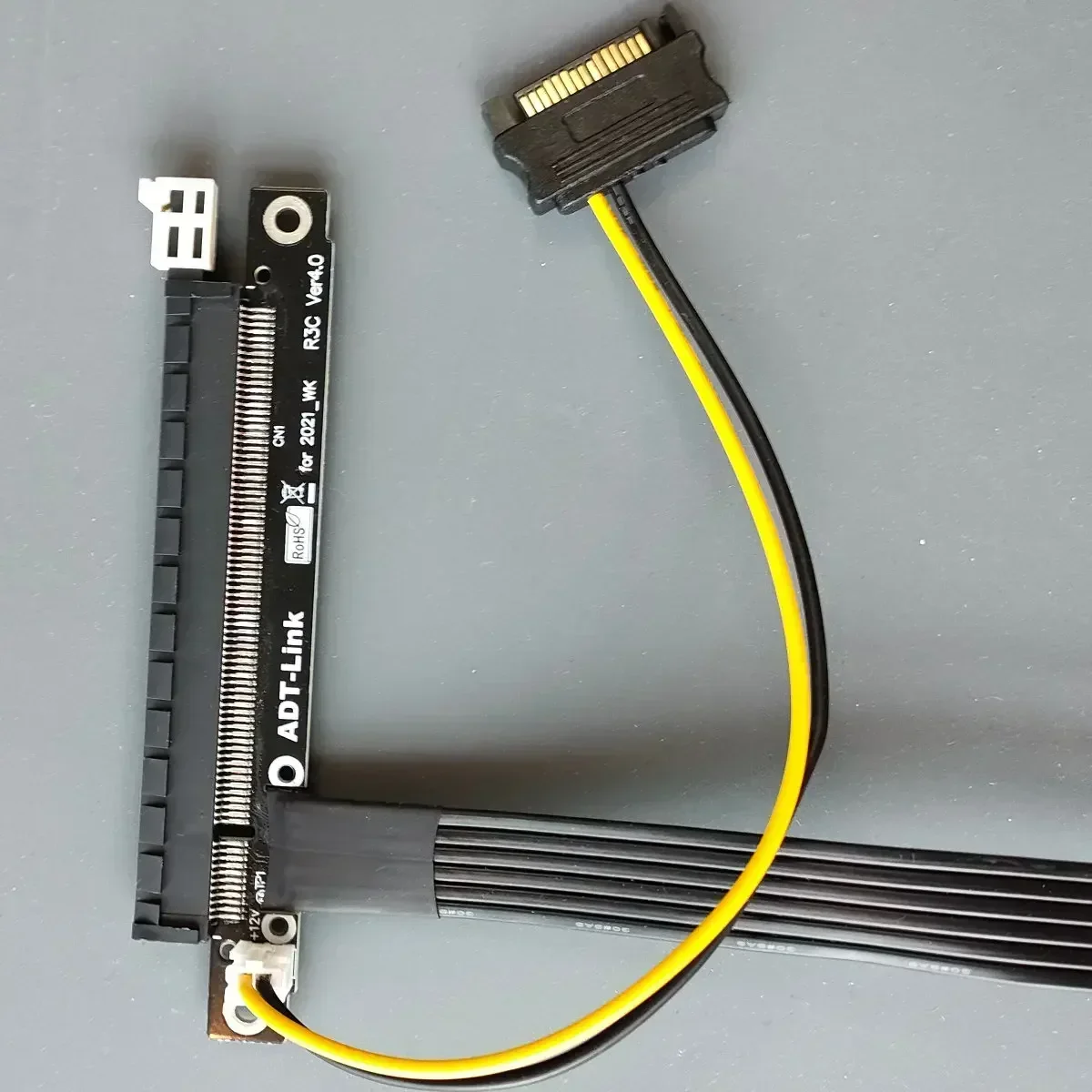 Mining PCIe Riser Card 1x To 16x Adapter No Need USB / Power Cable PCI-E 4.0 X1 X16 GPU WK Riser Adapter For AMD Nvidia Computer
