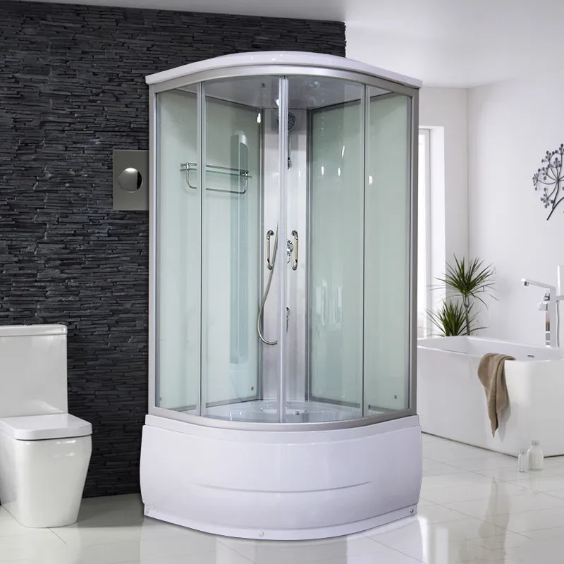 

Душевая кабина для дома, интегрированная ванная комната с закаленным стеклом, перегородка для ванной в комплекте