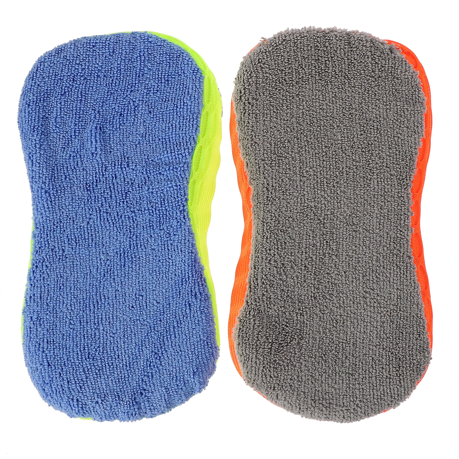 

2pcs Water-Absorbing Car Sponge 8-Shaped Sponge Block Dual Side Cleaning Pad For Car Washing Durable Non Scratch Wash Tool For