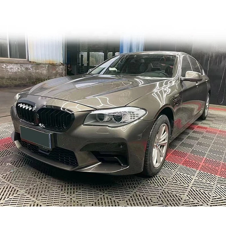 OUYE for  F10 Body Kit Upgrade G30 Front Bumper Trim LCI Front Fog Light Set New ABS Material Refit Bodykit for F10 G30 M5