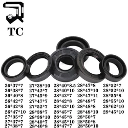 TC 26 27 28 29*35 37 38 40 42 45 47 48 50 52 55 62*7 8 8.5 9 10 11 Nitrile Rubber NBR Grooved Spring Gasket Skeleton Oil Seal