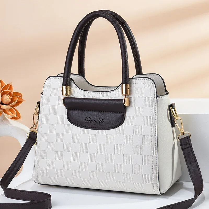 2022 New Fashion Women\'s Handbag Large Capacity Stone Pattern Foreign Trade One Shoulder Crossbody Bag