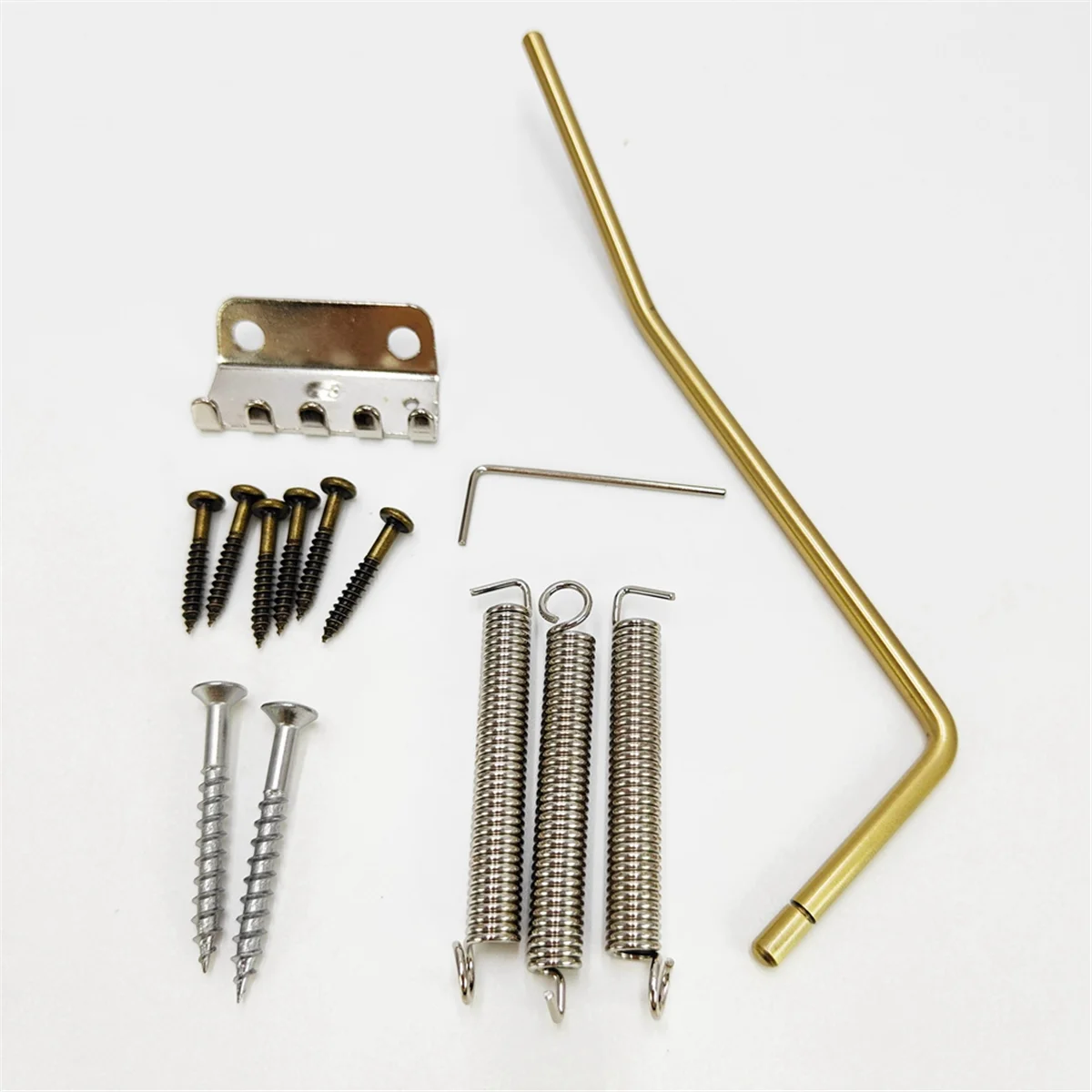 Aa44m cobre ponte de seis pontos guitarra elétrica ponte de tom estendido guitarra elétrica única balancim ponte