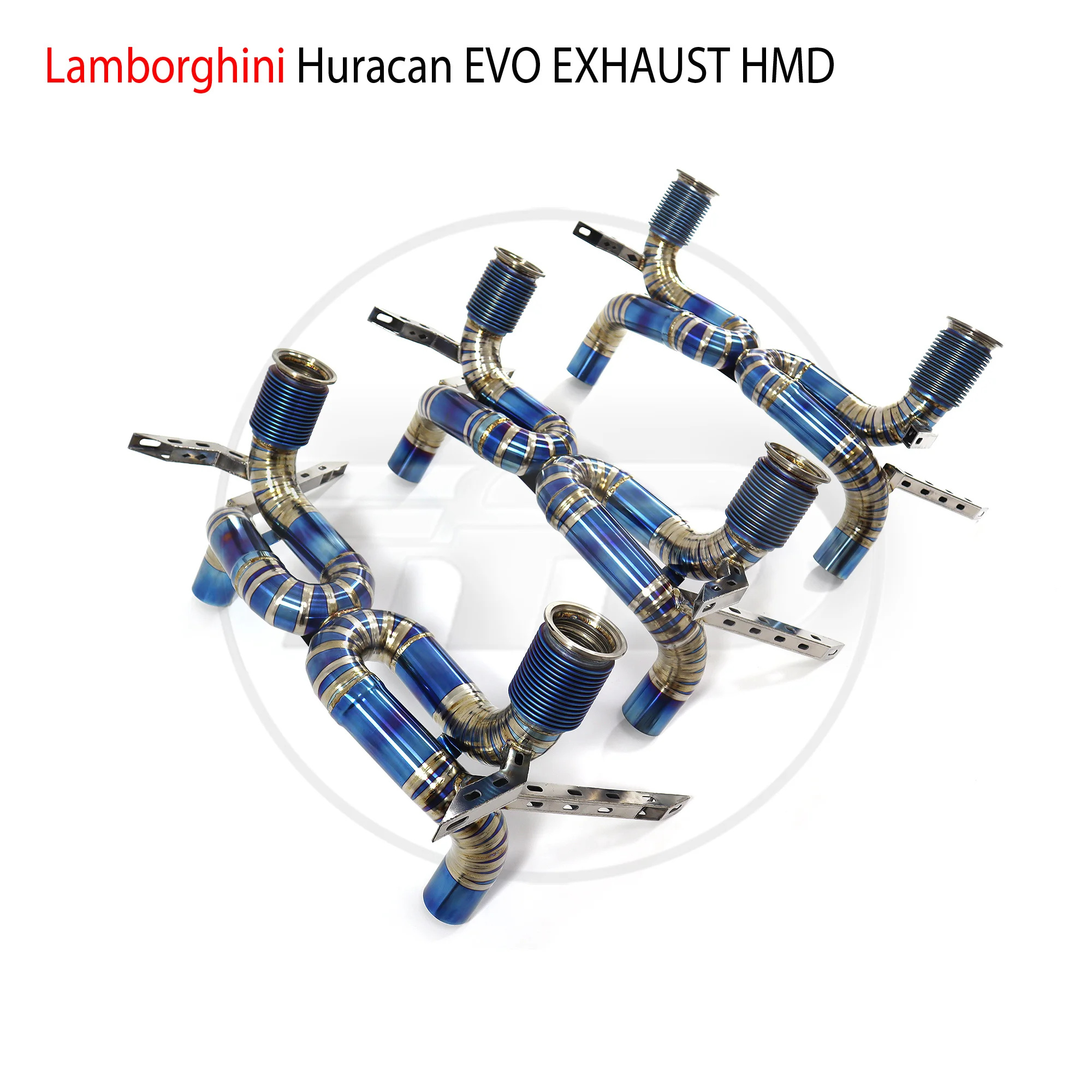 HMD Titanium Alloy Exhaust System Performance Catback For Lamborghini Huracan EVO 2019+ Without Valve