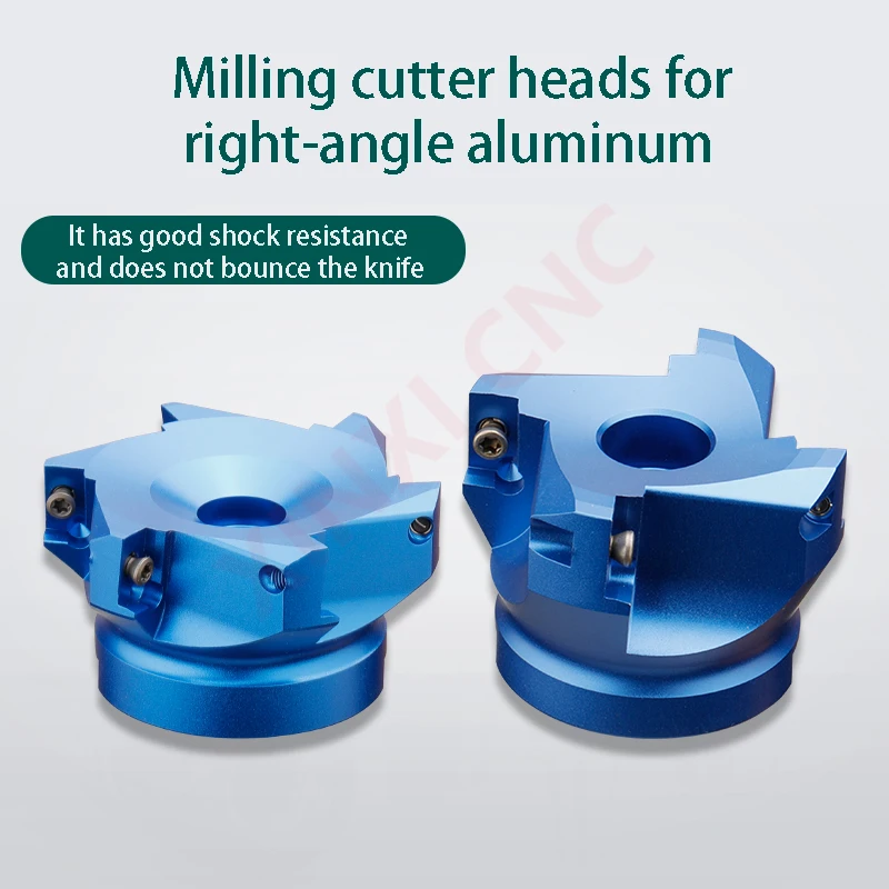 

Aluminum tool head 1604 CNC BT40 flying tool head BT30 aluminum alloy milling tool head 90-degree 400R face milling cutter