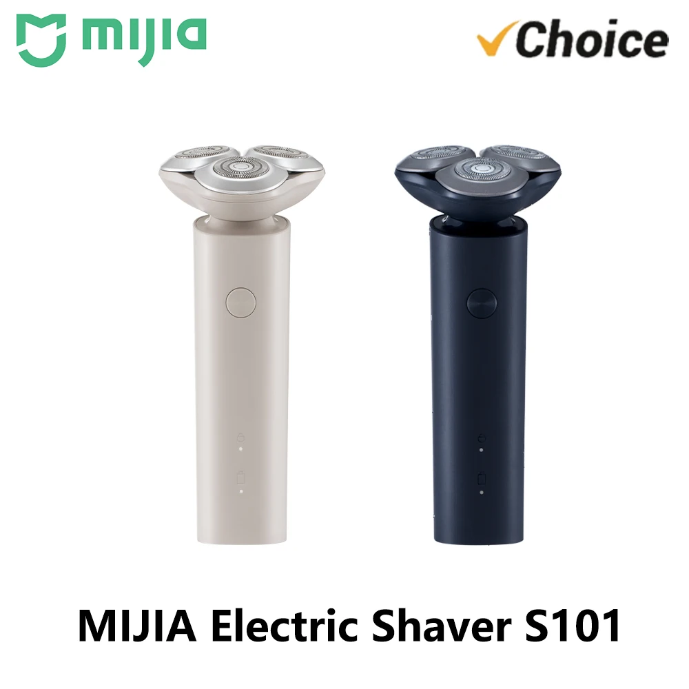 Original MIJIA Elektrischer Rasierer S101, verbesserte Rasiermaschine für Männer, wasserdicht, für Trocken- und Nassrasur, Bartschneider (CN)