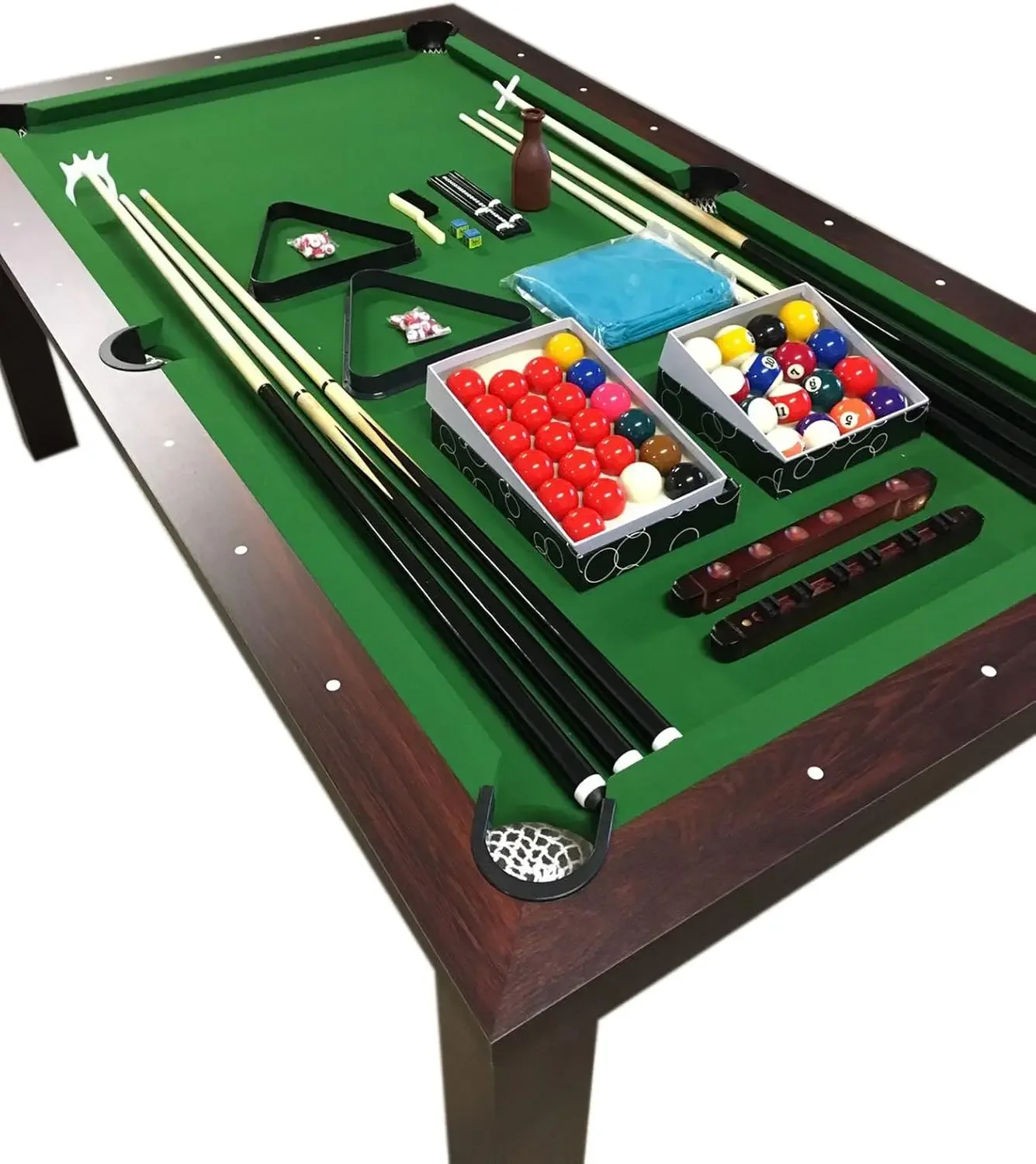 Pool Table 7FT Model MISSISIPI Snooker Full Accessories 7FT Become A Beautiful Table !! Coverage Plan Included in The Price !!