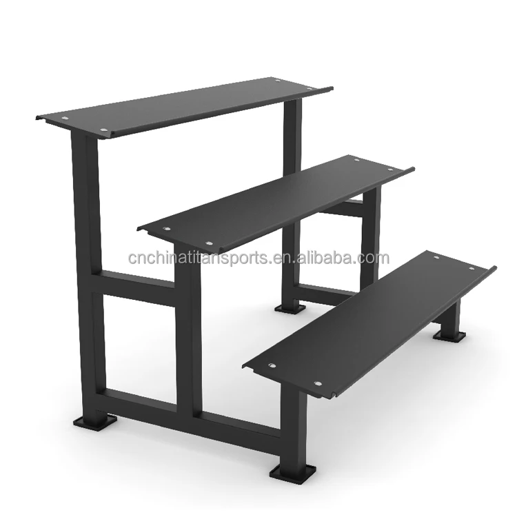 Fitness Equipment Durable Three layers dumbbell rack for fitness use