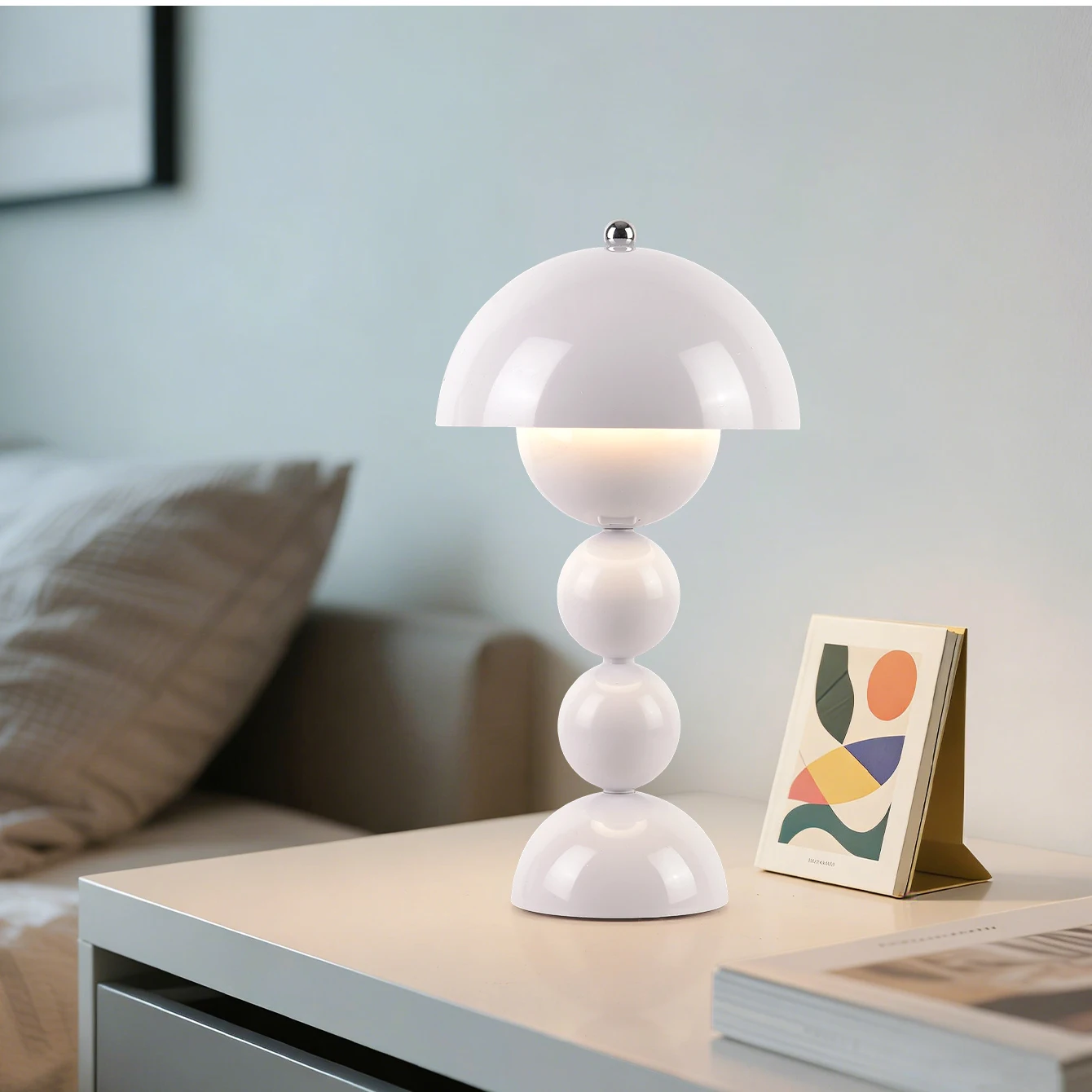Nordic LED Table Lamp with Top Touch Switch Bedroom Bedside Flower Bud Desk Lamp Living Room Dining Table Decoration LED Light - view 4