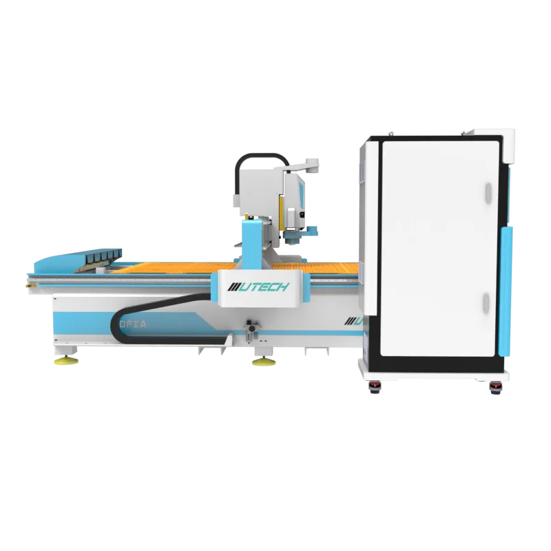 Cost-effective Edge Finding CNC Router With Oscillating Knife ATC, CCD For Cutting Cardboard, Leather, Fabric