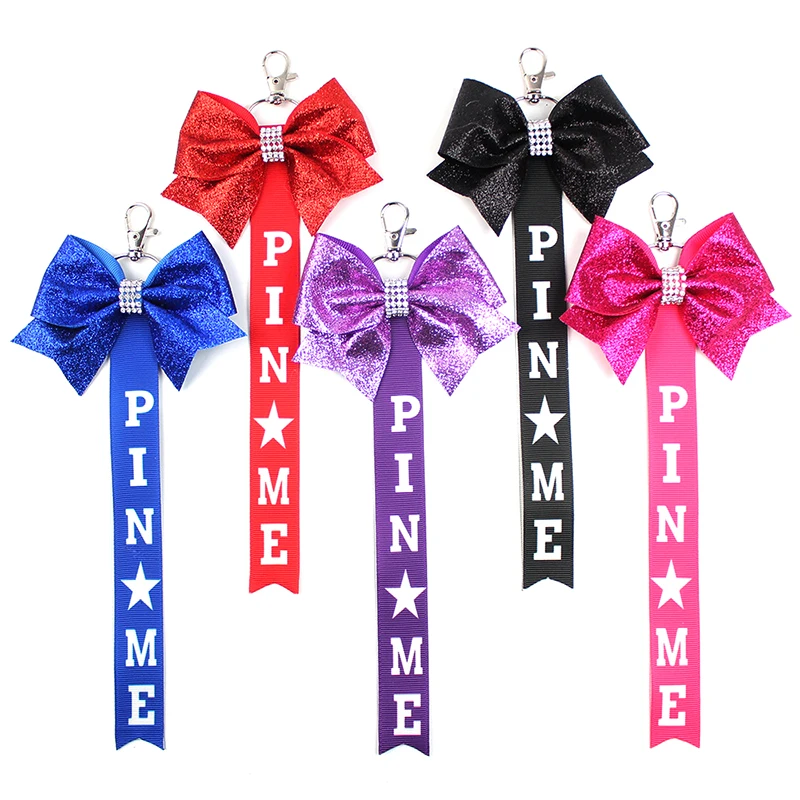 Porte-Clés avec Nministériels d Papillon Coloré, Pendentif en Strass, Accessoire de Décoration pour Sac à Dos, Cadeaux pour Pom-Pom Girl