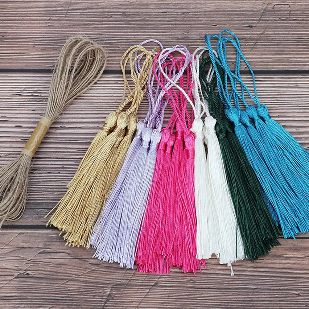 

30 Wooden Blank Bookmarks DIY Unfinished Rectangular Tags for Crafting Decor Tassel Gifts Students Writers Readers