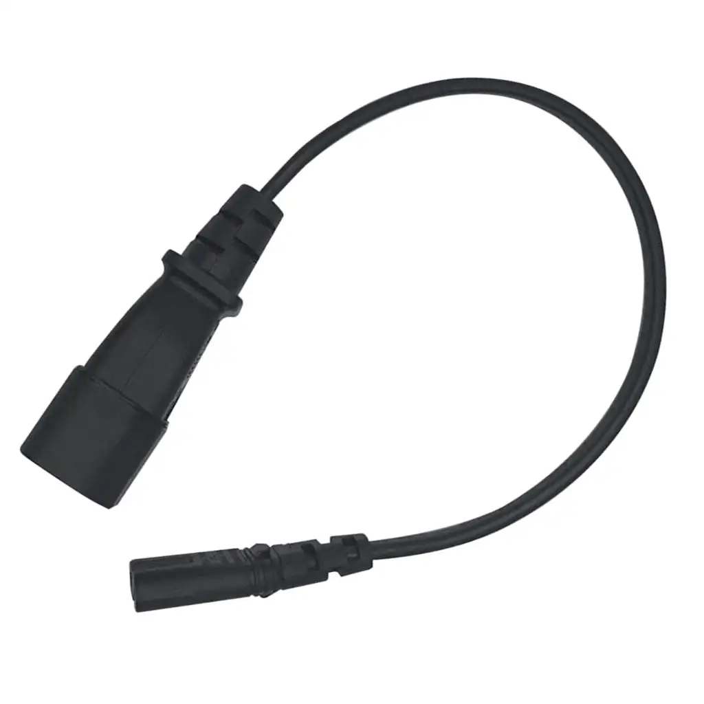 C14-C7 Kettle Plug Power Extension Cord PVC Cable for PC Monitor Printer and Scanner