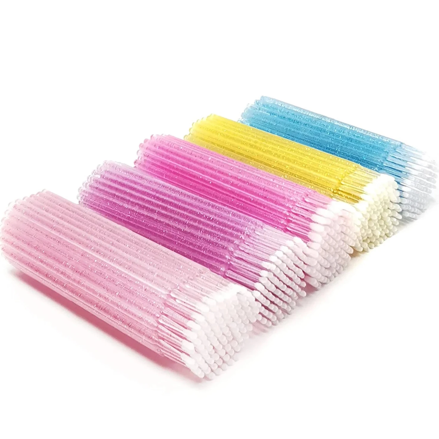 500pcs/lot Micro Brushes Make Up Eyelash Extension Eye Lash Glue Cleaning Brushes Free Applicator Sticks Makeup Tools