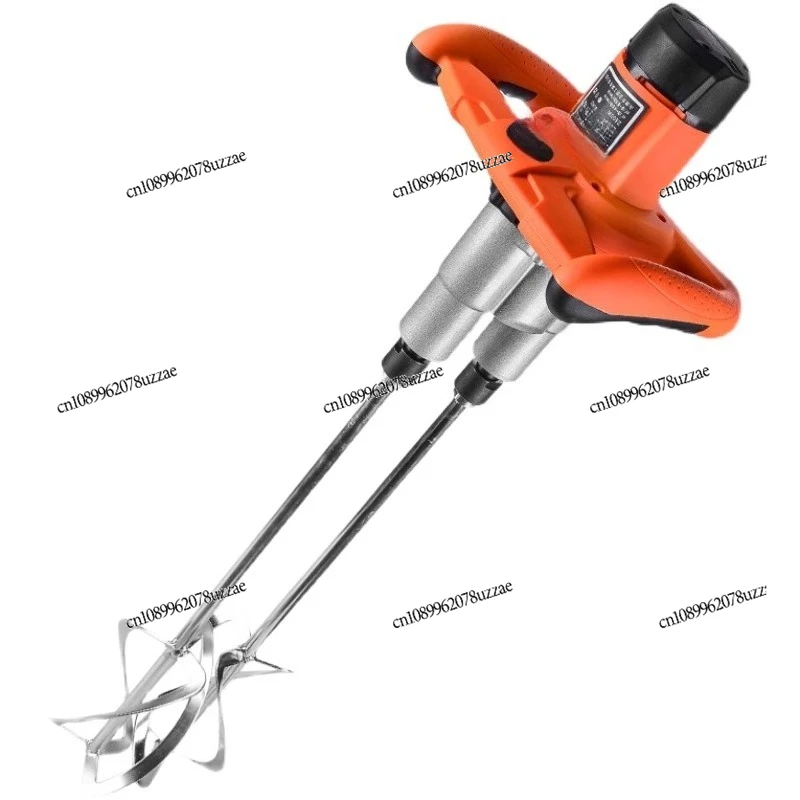 Light Speed Double Rod Mixer Mixing Drill Electric Hand-held Non-Tieton Strong Artifact Cement Coating Putty Mixing Sand Ash