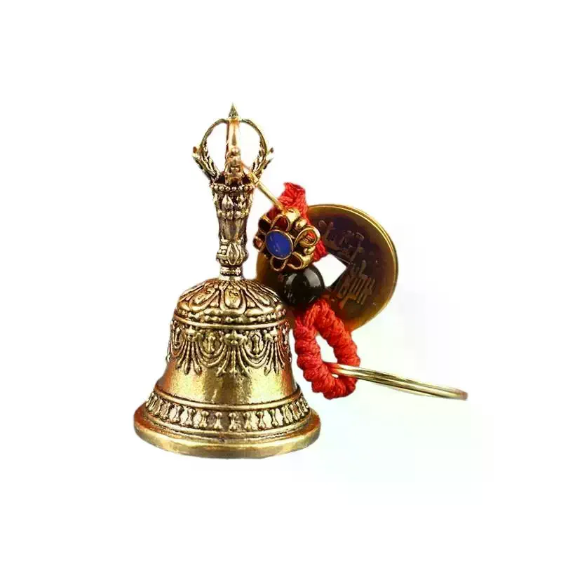 الرجعية النحاس جرس الرياح الدقات النحاس الحرف يموت الصب سقوط الرياح الدقات التبتية البرونزية جرس أفكار النحاس جرس قلادة