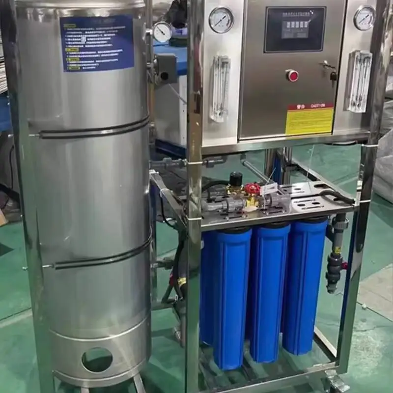 100L 500L 1000L Small Commercial Soft Water Purification Single Stage Reverse Osmosis Water Treatment Machinery For Restaurant
