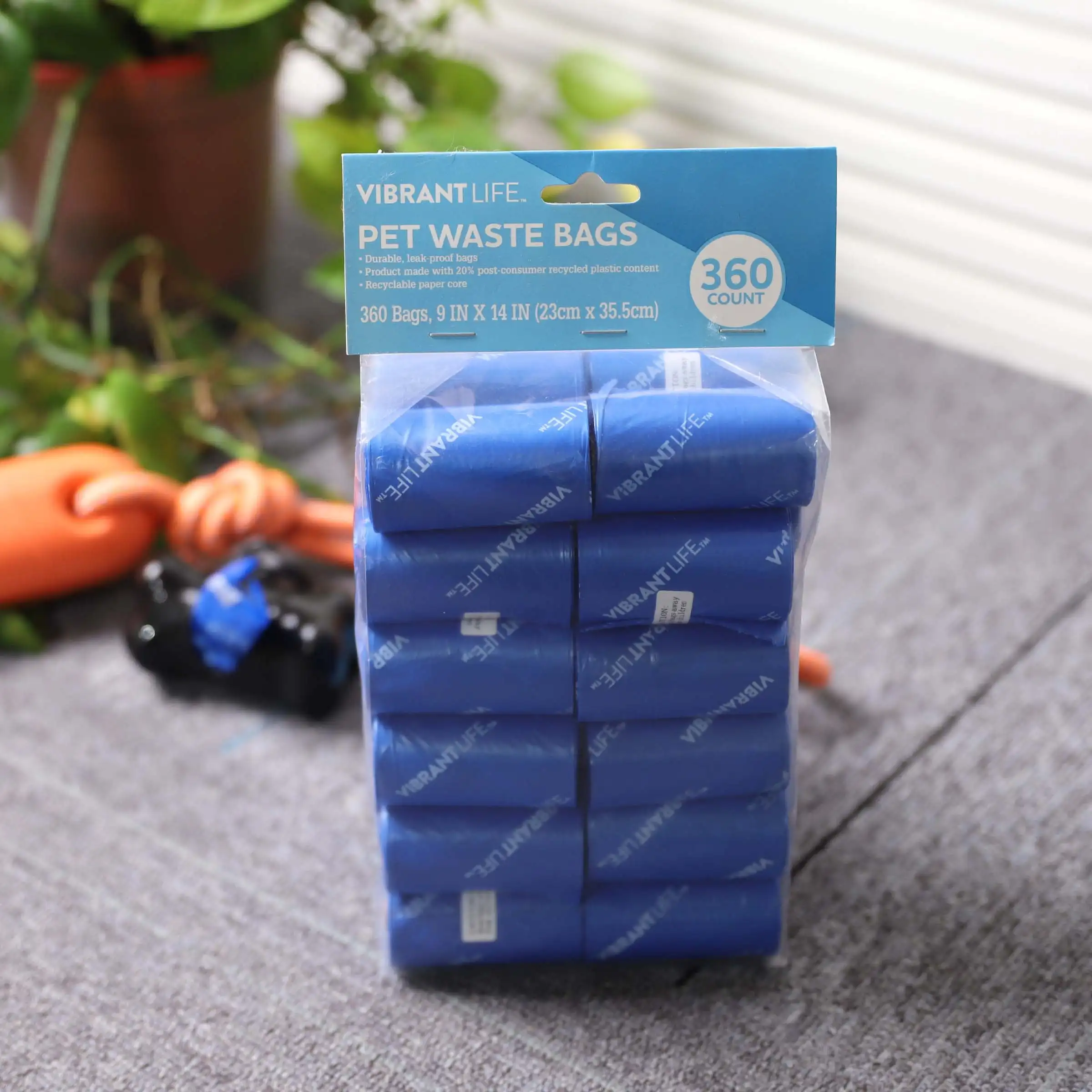 Dog Waste Bag Refills, Blue, 360 Count