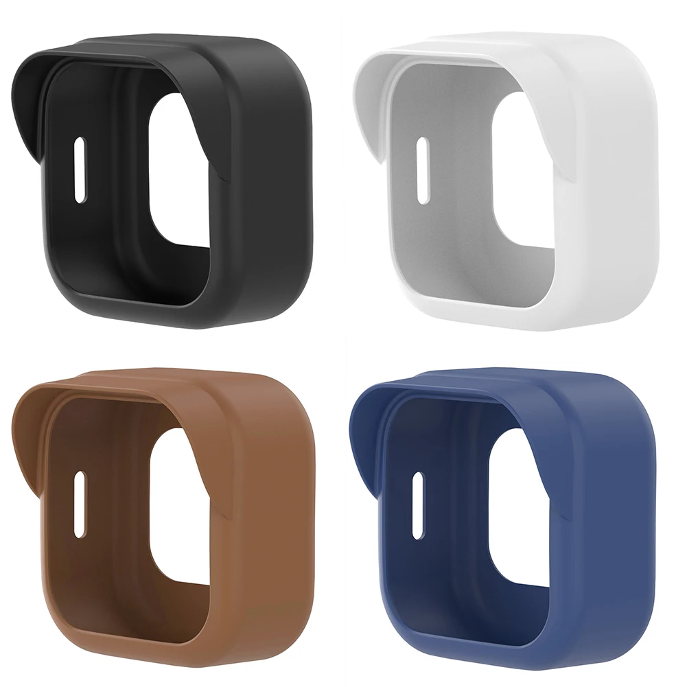 Silicone Security Camera Protective Case Cover Brim Design Cam Protector Case Anti-scratch for Blink Outdoor 4 (4th Gen)