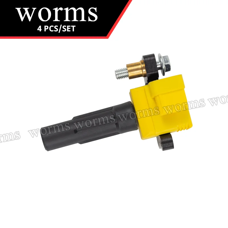 Worms pacchetto bobina di accensione 4 pezzi Racing per Subaru Impreza Wrx 2002-2005 Legacy B4 Be5 Bh5 Ej20 Ej25 22433 aa421 sistemi di accensione