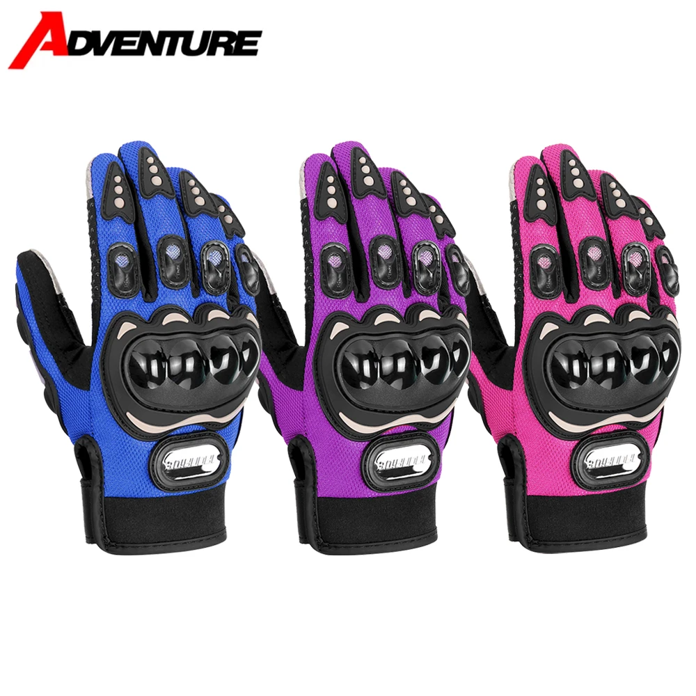 

Off Road Motorcycle Gloves Breathable Anti Slip Wear-resistant Touch Screen Full Finger Gloves Road Racing Protective Gloves