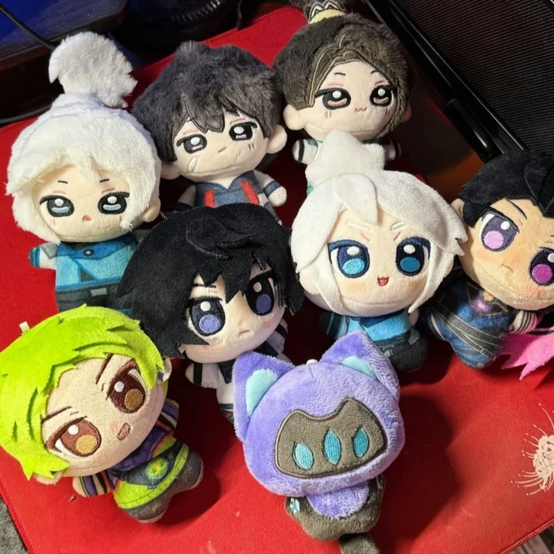 

Valorant игровая периферия Jett Sage с принтом тела, хлопковая милая кукла, украшение для рюкзака, подарок другу