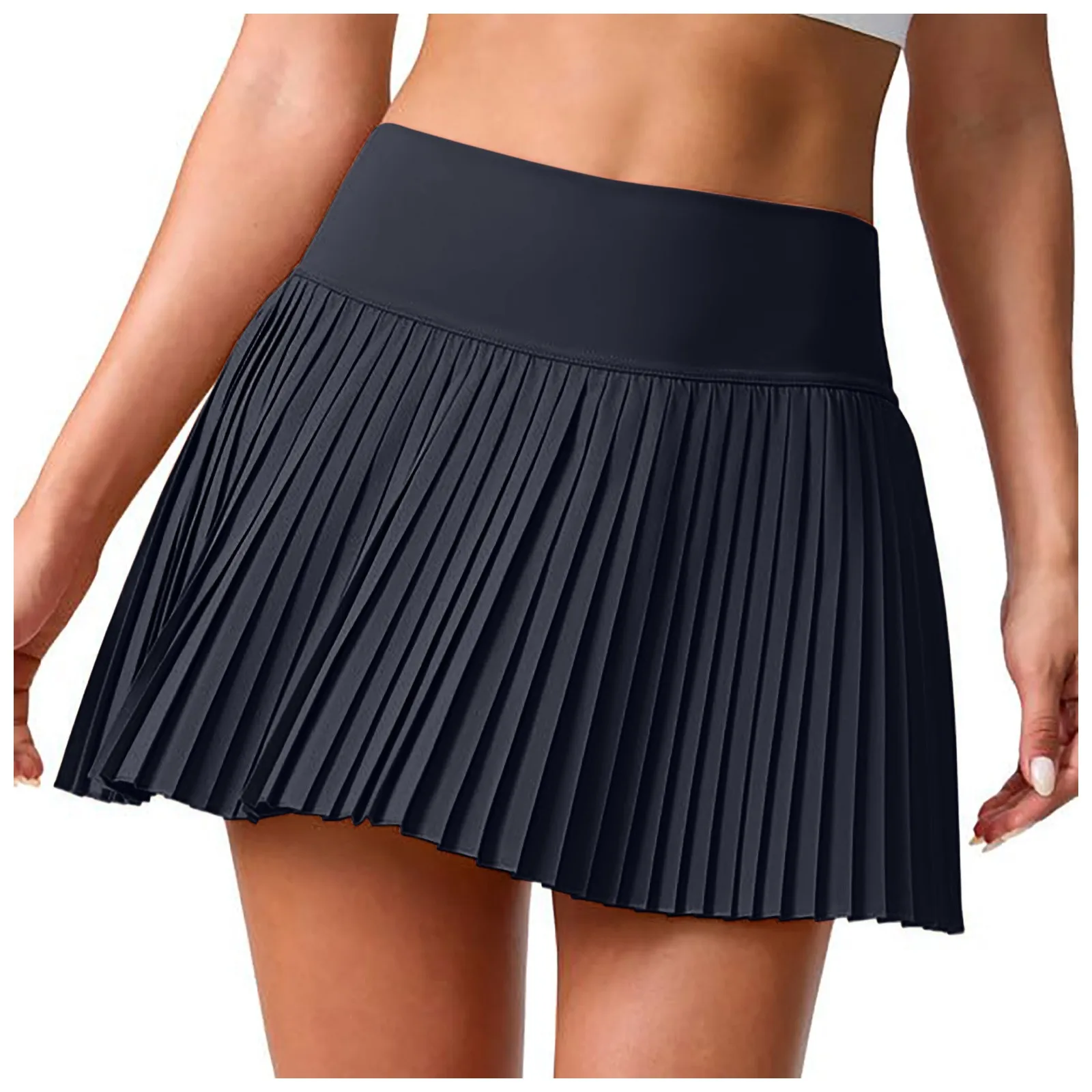 Women Tennis Skirts High Waist Pleated Mini Skirt Summer Sports Skirts Gym Yoga Skorts Breathable Sweat Shorts Sportswear