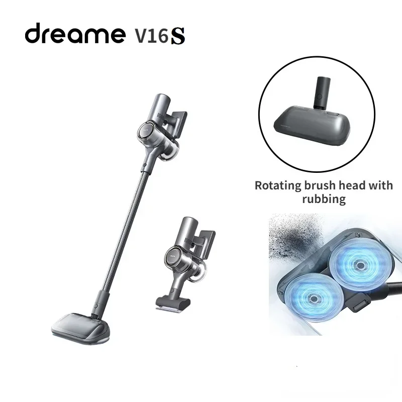 

DreamV16S cordless handheld vacuum cleaner 210AW with high suction carpet cleaning tool 2700mAh SPACE 6.0 high-speed motor