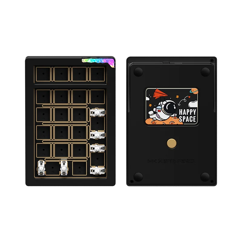 Weikav Stars21Plus 3Mode ワイヤレスキーパッドキットメカニカルキーボードキット Rgb ホットスワップ Stars21 Plus アルミテンキーパッドキット