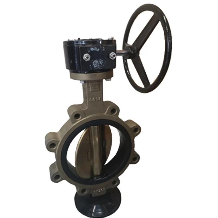 

DN200 Lug butterfly Valve Disc in C95400 Aluminum Bronze Pinless Structure with Worm Gear