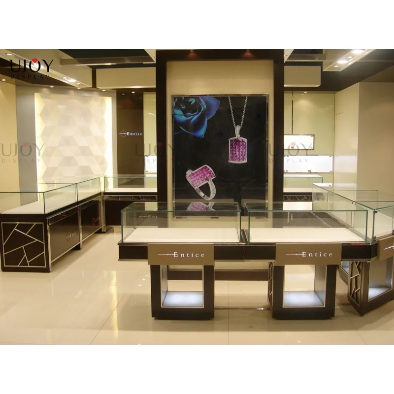 Custom Modern Jewelry Display em shoppings, Custom