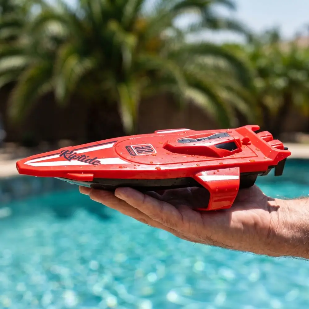 High Speed Remote Control Boat Sailing Boat Waterproof Racer RC Boats 2.4G Electric Wireless Speedboat Toy Pool Toys